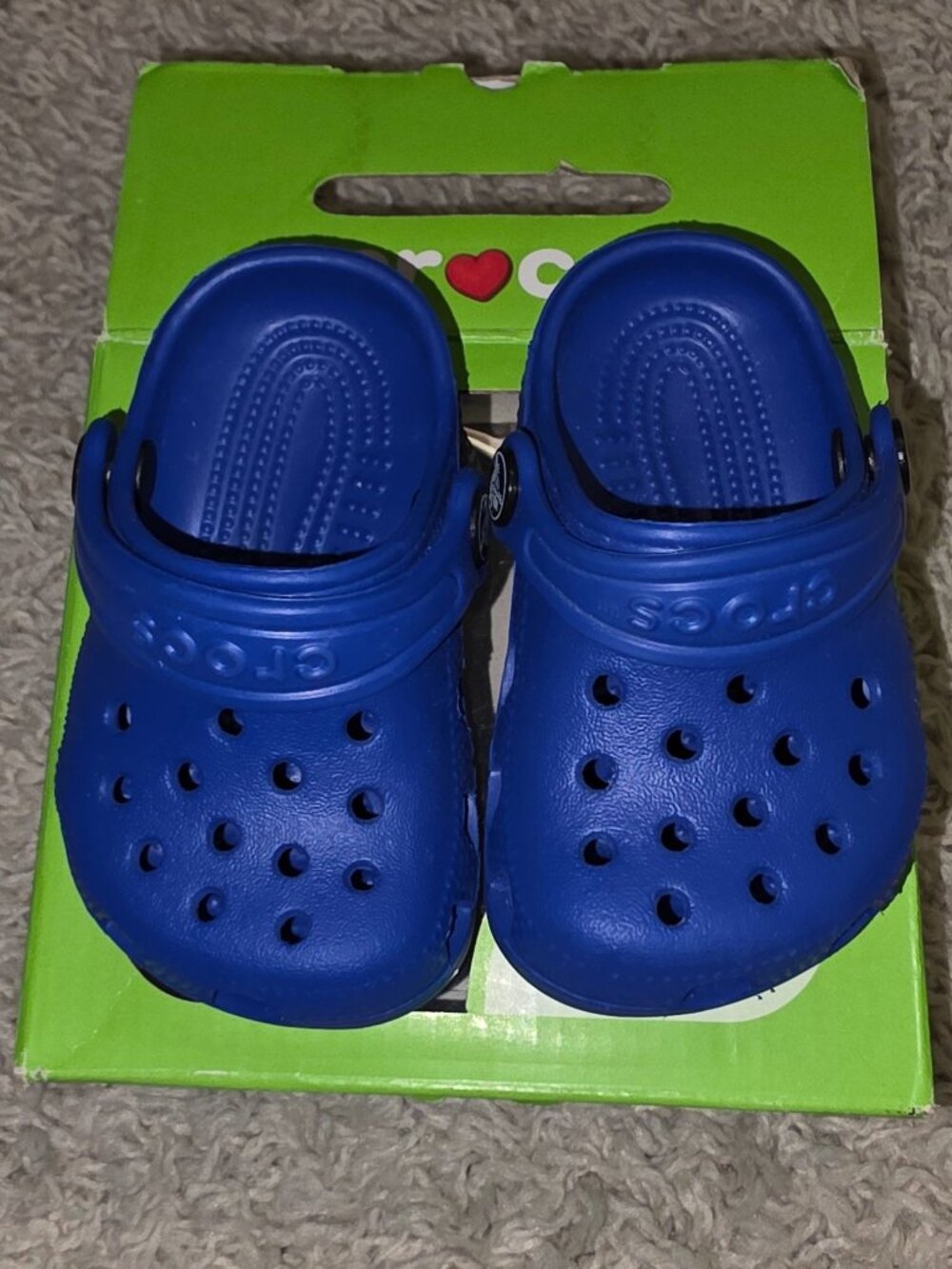 Crocs Blue Classic Clog Slip-On for Toddler Size 2c/3c New